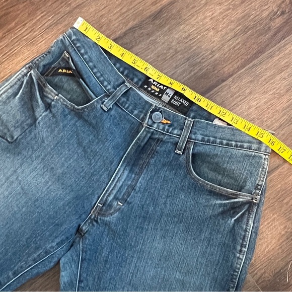 ARIAT Rebar M4 Jeans Mens Size 31 X 32 Relaxed Boot Fit Embroidered Pockets - Picture 10 of 12